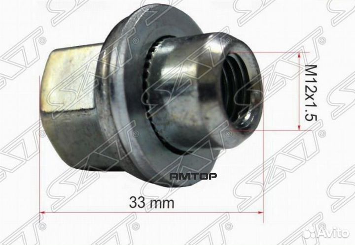 SAT ST-90942-01062 Гайка колесная toyota