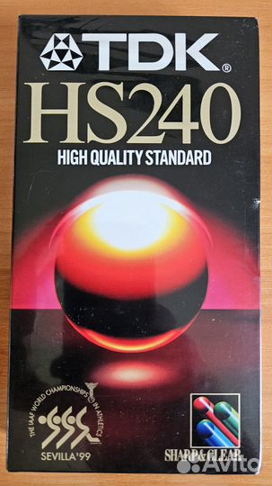 Видеокассета VHS TDK новая запечатанная