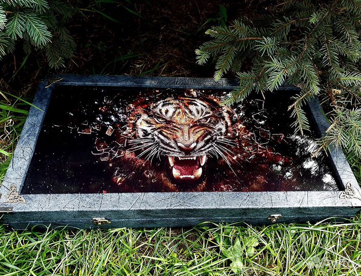 Нарды со стеклом