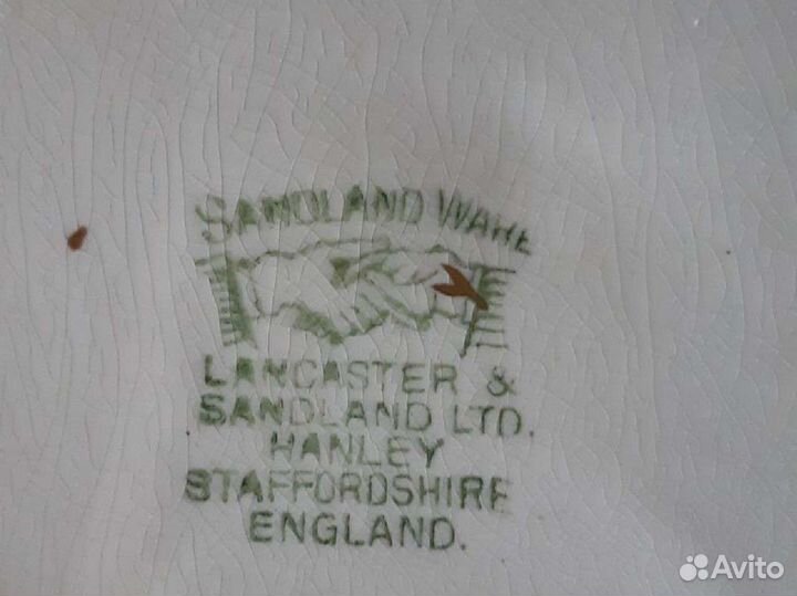 Коллекционная тарелка фарфор, Охота Англия