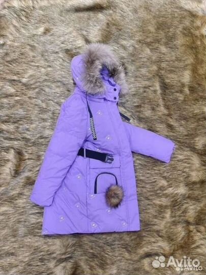 Куртка зимняя на девочку 134