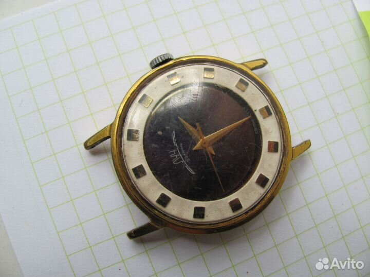 Часы Луч позолоченные СССР