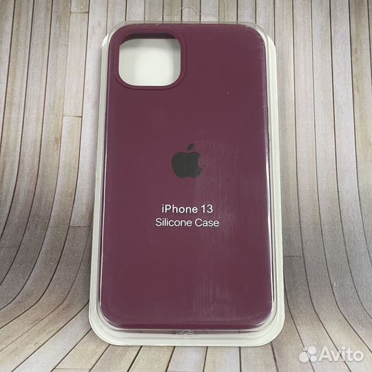 Чехол накладка iPhone 13 Гранат