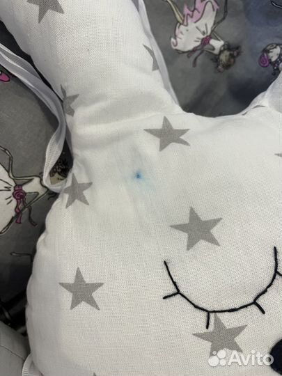 Бортики в детскую кроватку + одеяльце