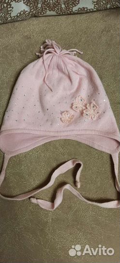 Шапка весна-осень для девочки 46-48