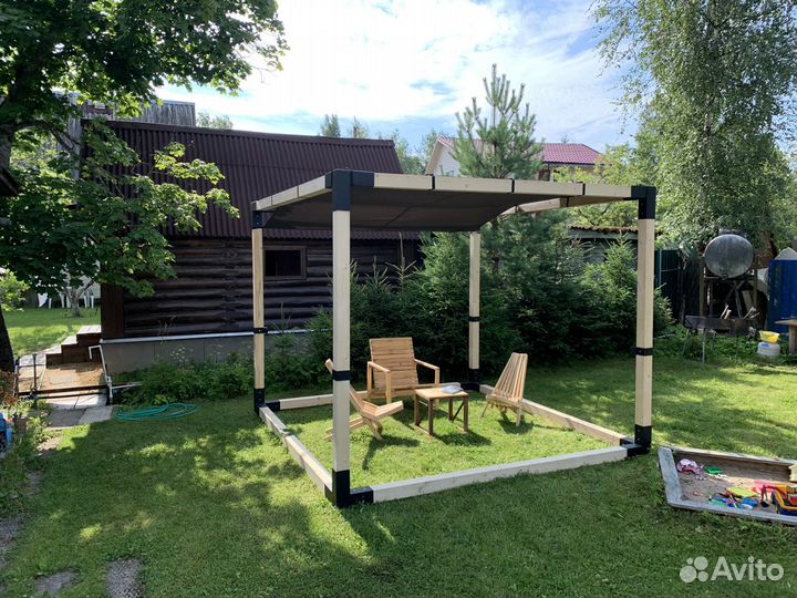 Пергола беседка. Самостоятельная сборка за 1 день