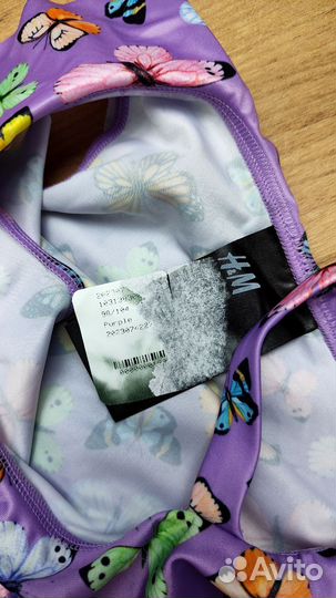 Новый слитный купальник hm 98/104