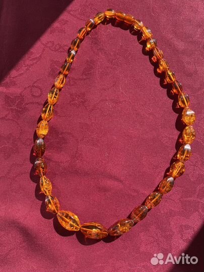 Янтарные бусы СССР