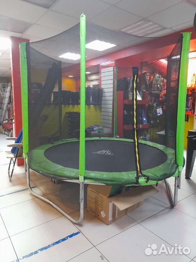 Батут DFC trampoline fitness 8 футов (244 см)