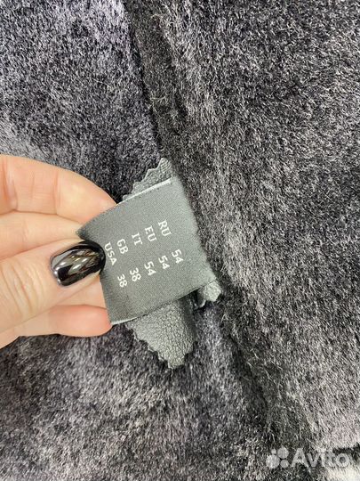 Кожаная дубленка мужская 54