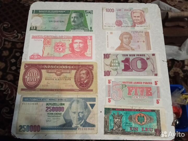 Купюры разных стран