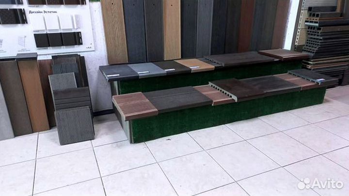 Террасная доска из дпк, ограждения, ступени