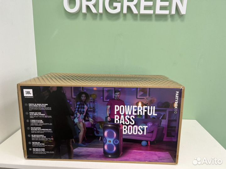 Колонка JBL Partybox 110, портативная акустика