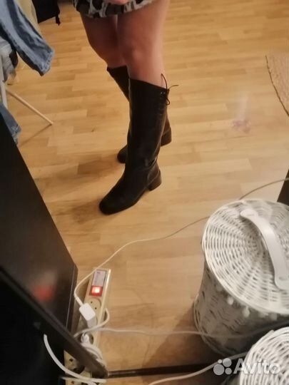 Сапоги женские зимние 35.5р., натур. кожа