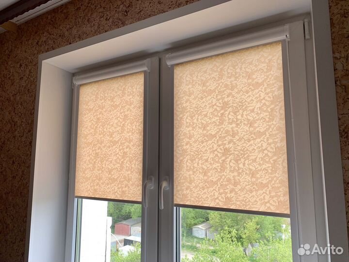 Рулонные шторы на створки