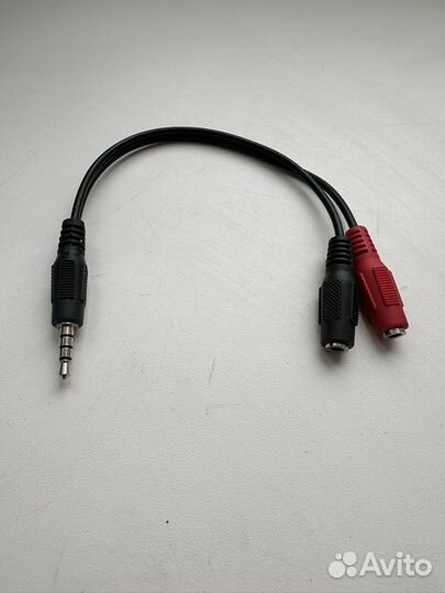 Переходник наушники-микрофон Jack 3.5 mm