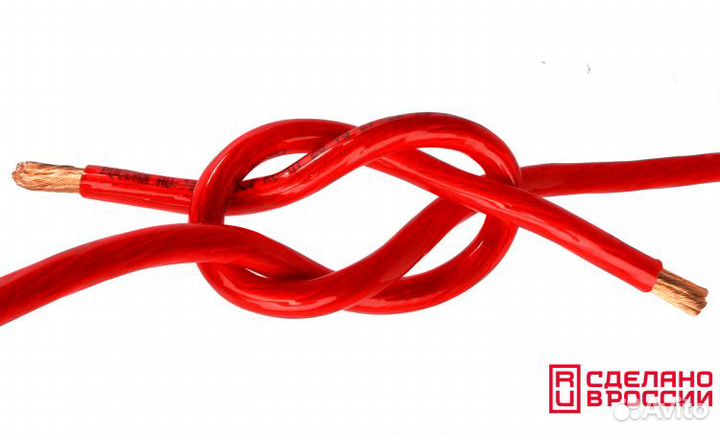 Кабель силовой Урал Патриот кс-пт 25 красный, 4Ga