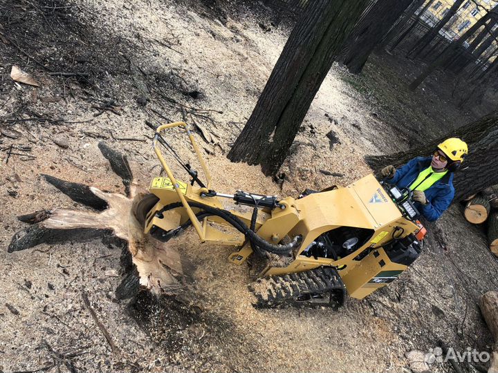 Удаление пней, фрезеровка, корчевка, расчистка