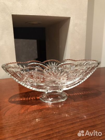 Хрустальная вазочка СССР