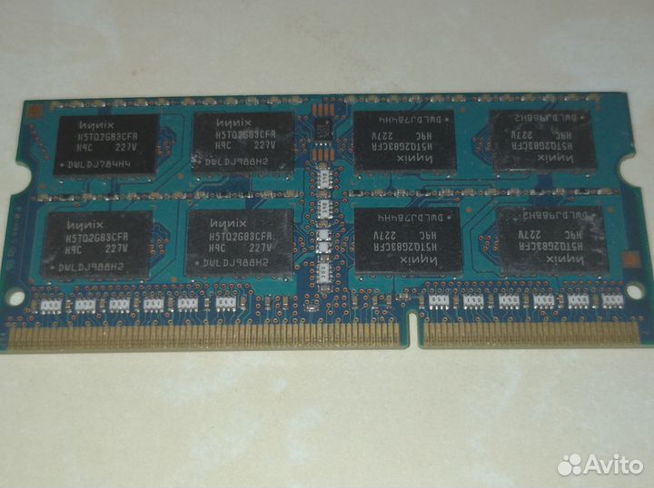 Ноутбучная память ddr3 4gb PlexHD-Hynix 1333