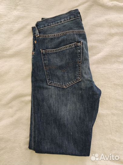 Мужские джинсы levis 501 w30 l32