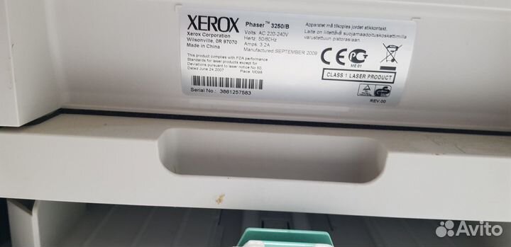 Принтер xerox phaser 3250/b