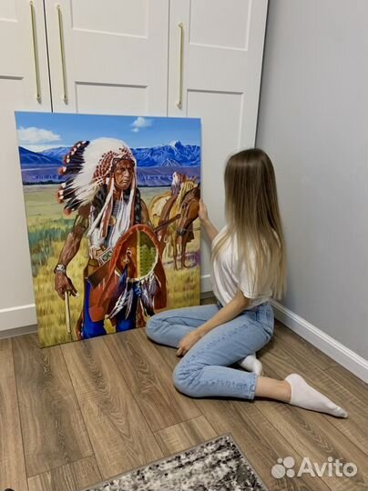 Картина, портрет по фото на заказ