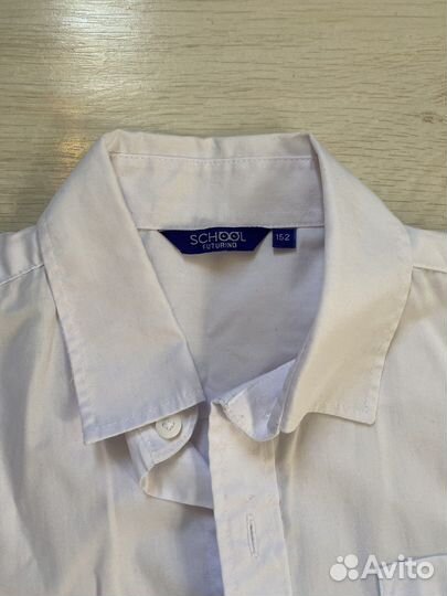 Рубашка белая 152