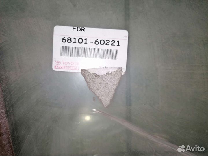 Стекло переднее правое lc 100