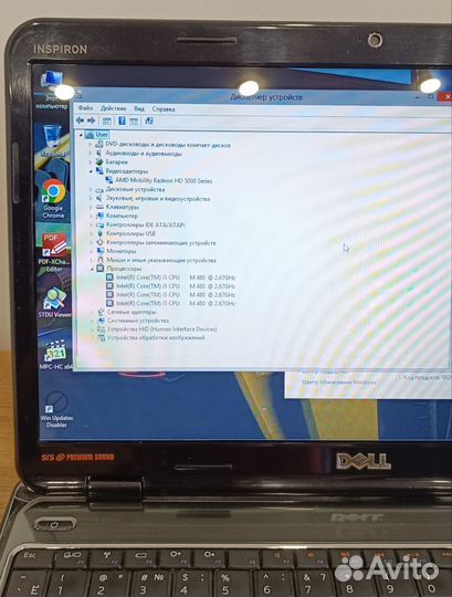 Шустрый ноутбук dell для учебы/работы/простых игр