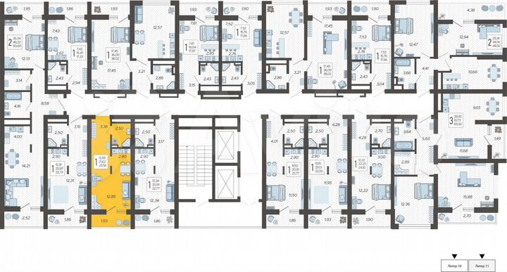 Квартира-студия, 23,6 м², 9/19 эт.