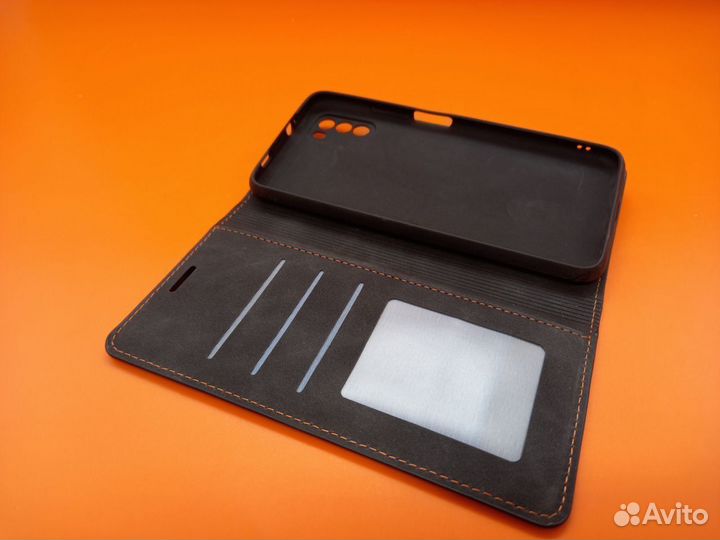 33871 Кожаный чехол-книжка для Xiaomi Poco X3 GT M