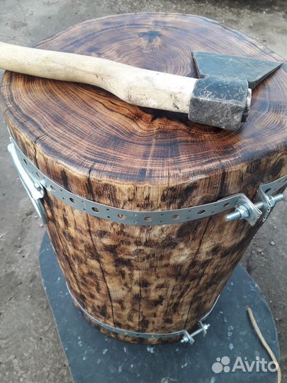 Колода дубовая/пень для рубки d39/h56см /В наличии
