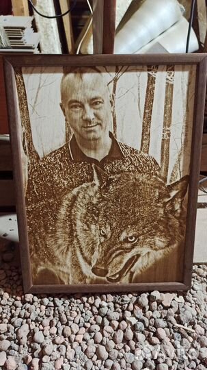 Выжигание портретов на дереве