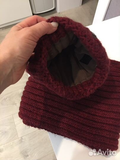 Комплект шапка и снуд женский