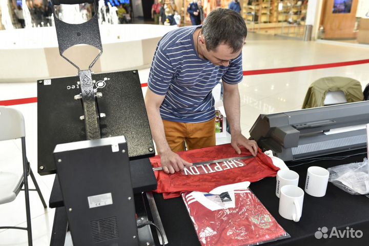 DTF печать на одежде штучно
