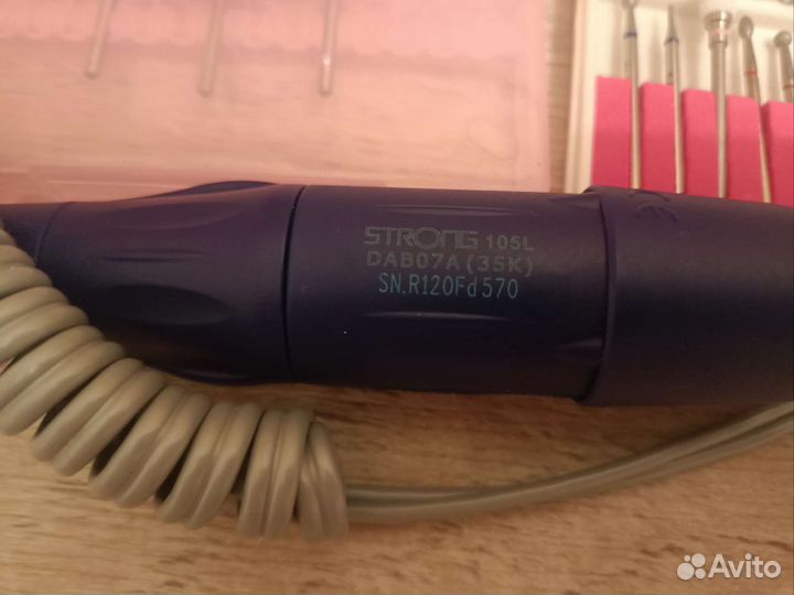 Аппарат для маникюра strong 210 оригинал