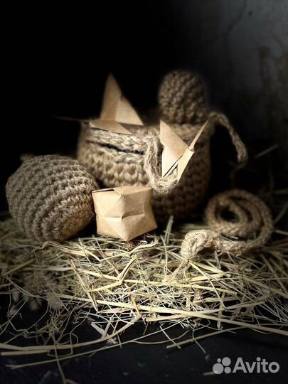 Набор игрушек для кошек ручная работа