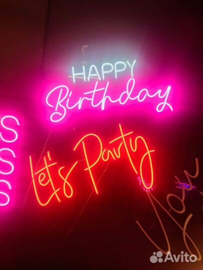 Осветительная вывеска из гибкого неона