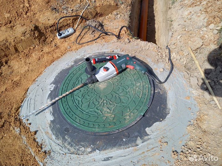 Септик из бетонных колец под ключ