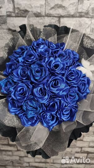 Букет из атласных лент