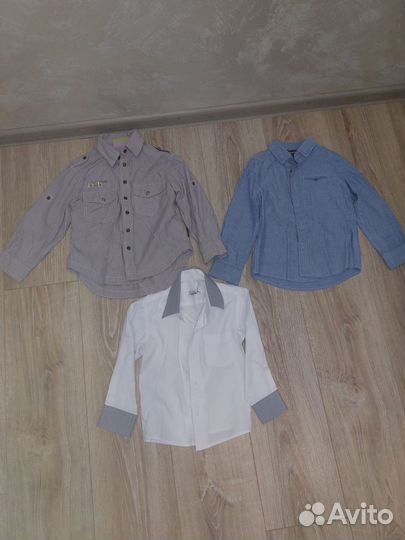 Рубашки для мальчика 98-104