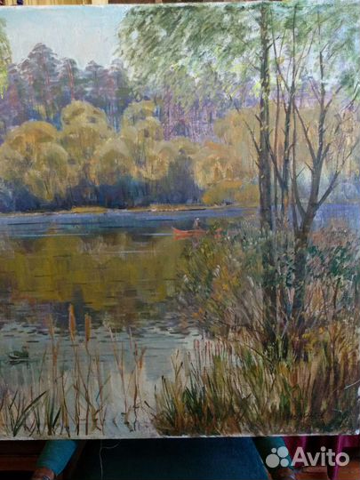 Картина Лесное Озеро Нефёдов М.К