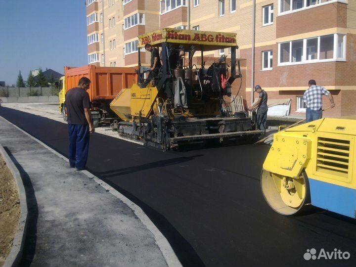 Асфальтирование укладка асфальта в Липецке