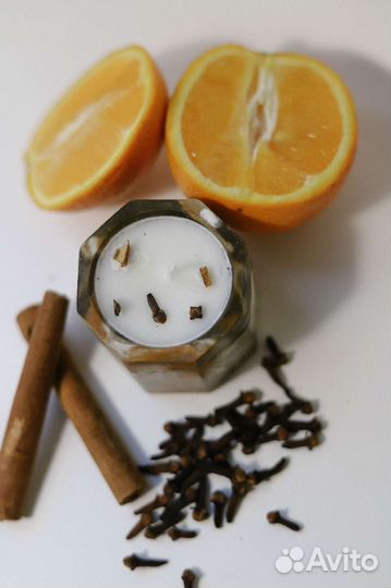 Ароматическая свеча ручной работы