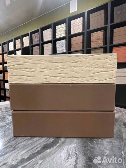 Кирпич лицевой шоколад рустик Керма М175