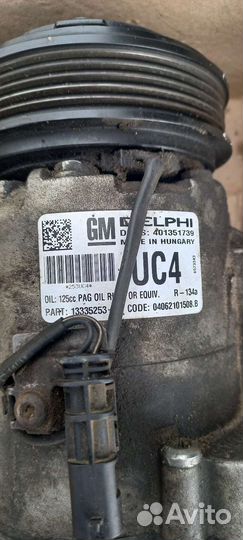 Компрессор кондиционер opel astra j gtc