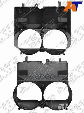 Диффузор радиатора toyota hiace/quantum H2 05