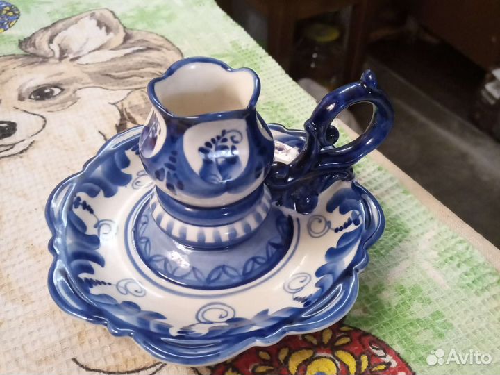 Фарфоровая посуда гжель