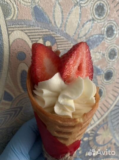 Вафельные трубочки, орешки